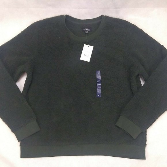 Lucky Brand Sweatshirt XL All Cotton Sherpa - Picture 4 of 13